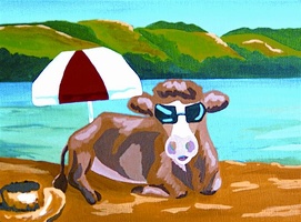Cow Sunglasses - SOLD