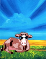 cow beach - SOLD
